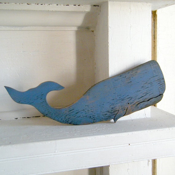 blue whale decoration.