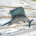 Marlin Fish Ocean Wood Sign Fishing Beach Decor
