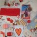 inspiration kit - destash vintage - 40 plus piece scrap collage kit - altered art inspiration supplies - mixed media supplies
