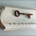 Rustic Key Holder , Wall Hook, Rusted Wall decor,