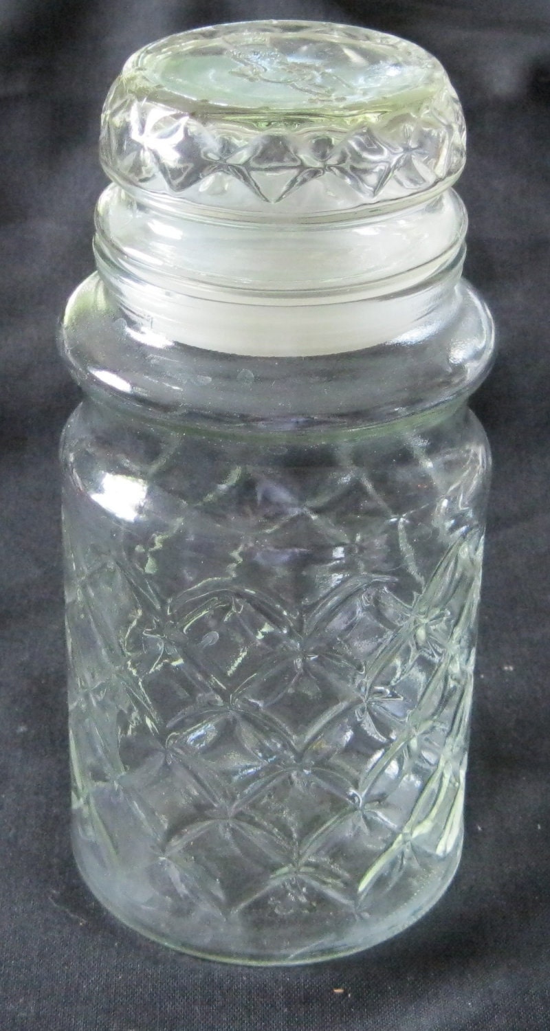 Vintage 1984 Planter Peanuts Glass Jar With Lid