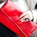 Red Clutch Purse / handbag / women clutch bag/leather handbag/ leather clutch