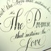 Custom Calligraphy for Any Quote, Vows, Bible Verse, Poem Saying Song Lyrics or Poetry. A Very Personal Christmas Gift