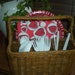 Silverware Napkin Plate Holder Organizer for Plates Napkins and Silverware Wicker Basket Organizer