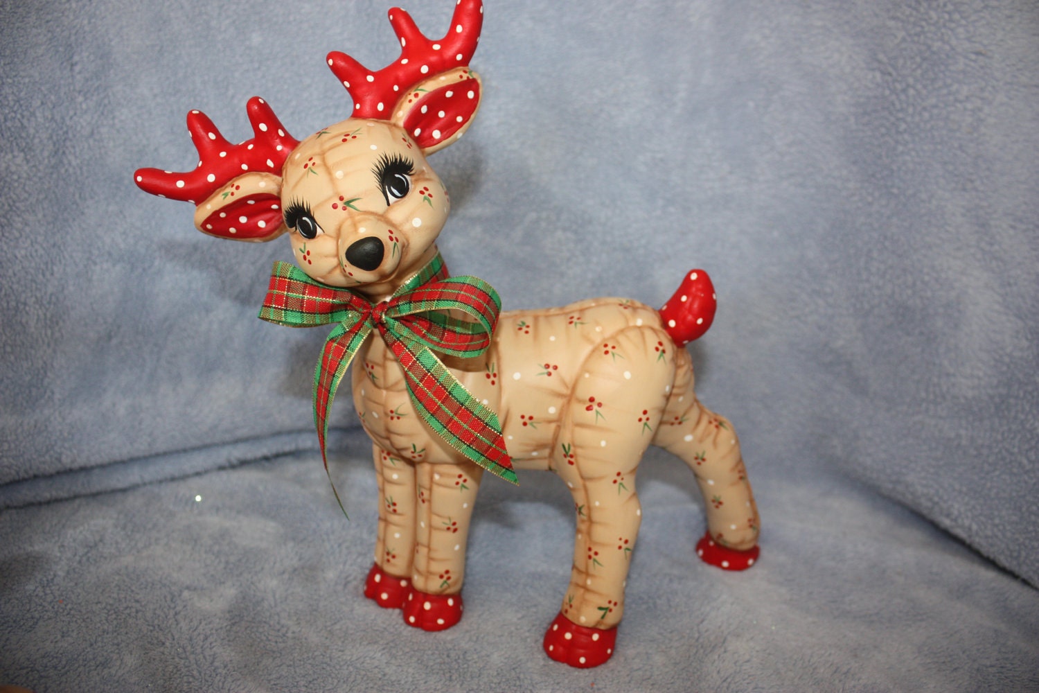 ceramic reindeer figurine