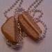 We Go Together Like Peanut Butter & Fluff Friendship Necklace Set Yummy Food Jewelry