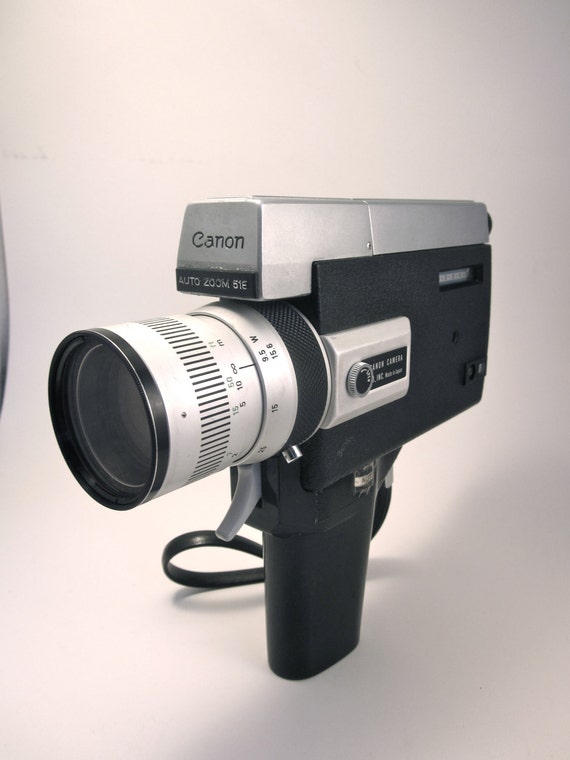 CANON ZOOM 518 SUPER 8 Camera by OLDEandDRY on Etsy