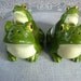 Vintage Salt & Pepper Shaker Set : Otagiri Frog Salt and Pepper Shakers