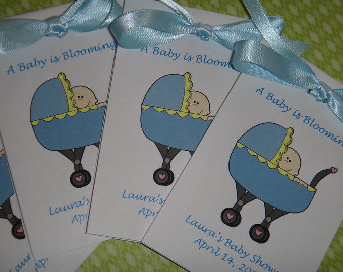 Blue Buggy Baby Boy Baby Shower Flower Seeds Party Favors for Baby Sprinkle or Baby Shower Sulu Gifts