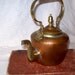 Rare 1800s Antique Victorian Handmade Copper Tea Kettle Shabby Chic tea pot Genie Bottle