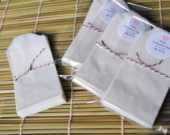 Mini Glassine Bags -Set of 50-