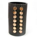 Brass Disc and Sterling Silver Earrings- Handmade