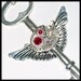 Steampunk ENCHANTED pendant NECKLACE -- decorated with real SWAROVSKI crystals----S-A-L-E