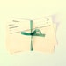 Vintage English Paper Office Memo for Collage, Scrapbooking