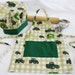 John Deere Green Child Apron and Adjustable Chef Hat