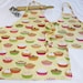 Pies on Yellow Mother Daughter Aprons