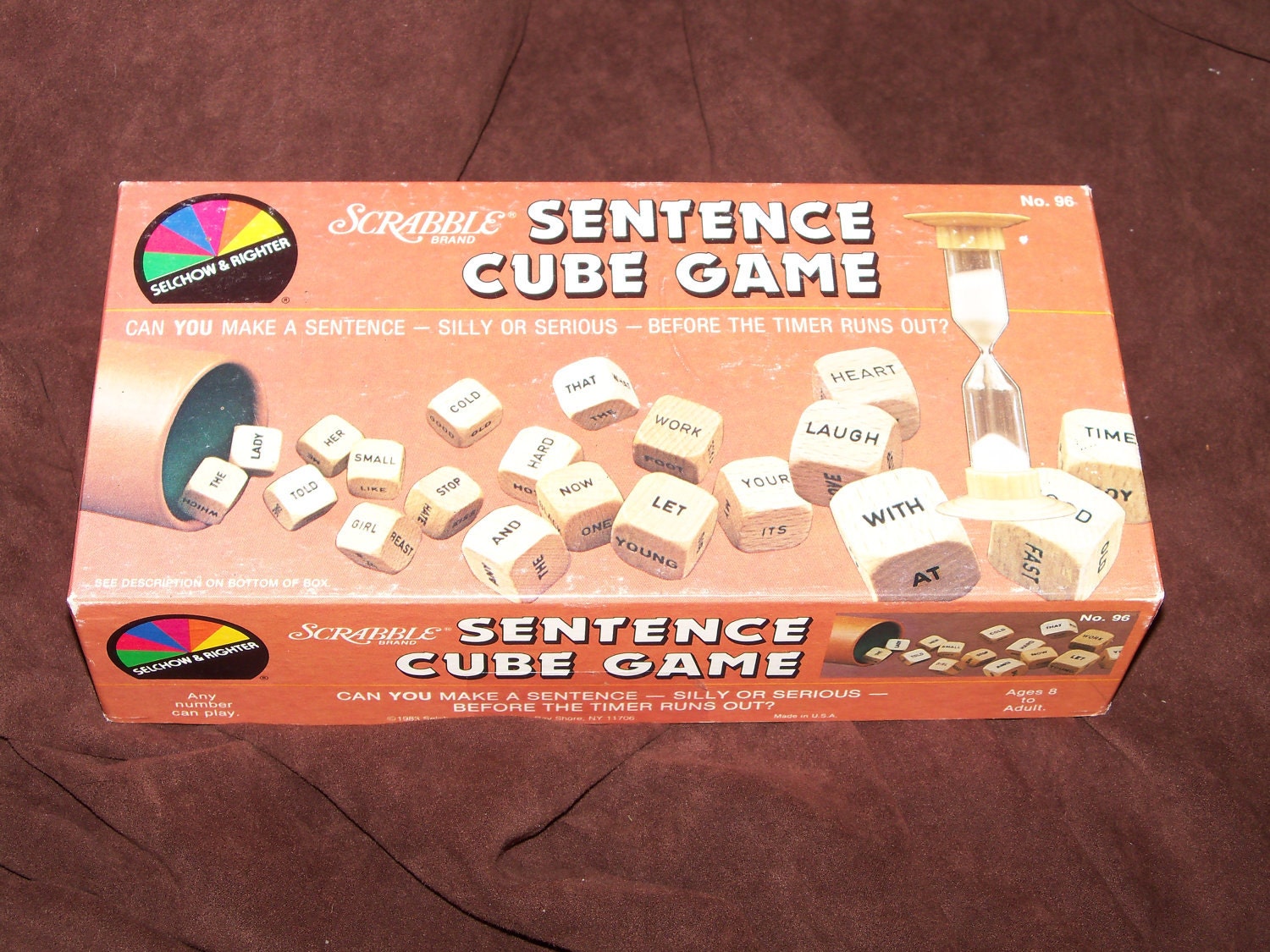 Scrabble Sentence Cube Game 1983 Complete By Alaclutter On Etsy