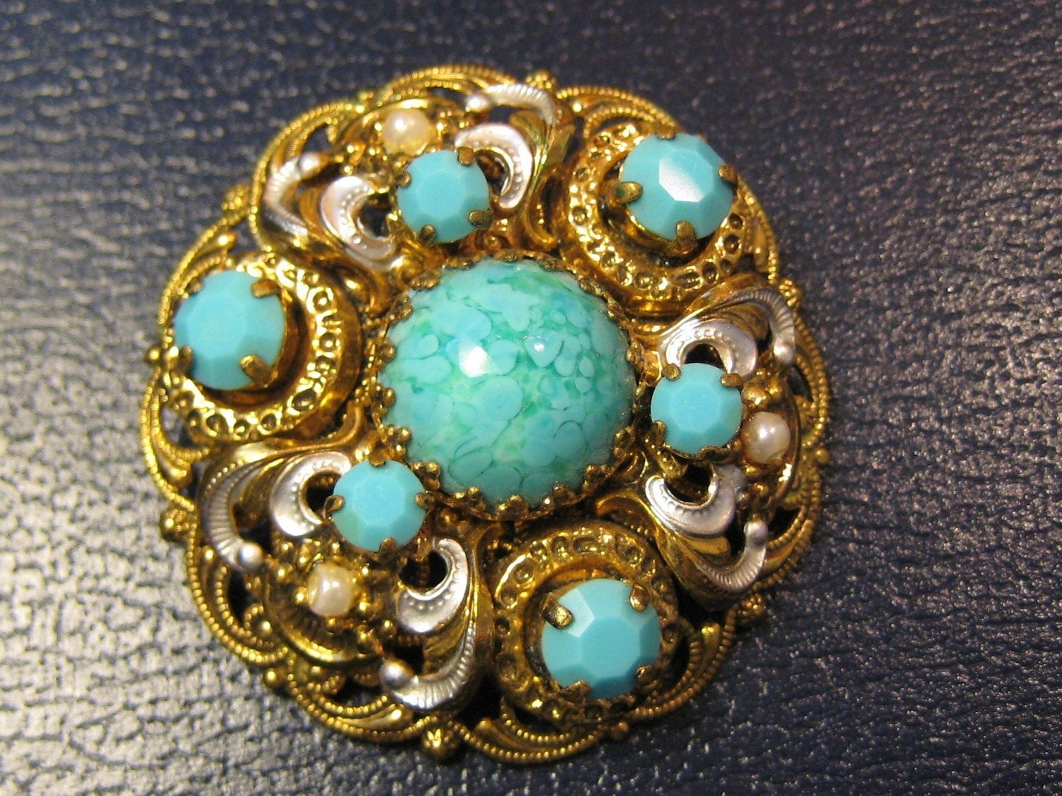 Vintage Jewelry Brooch West Germany