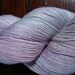 Hand Dyed Lace Weight Yarn - Merino and Mulberry Silk 50/50 Plum and Lavender
