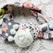 Knit Flower Headband Baby Infant Girls Rosette Headband