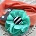 Knit Headband - Flower Headband - Baby Girls Headband