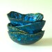 Small bowl set in midnight blue for snacks, prep bowls, or trinkets