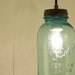 Reserved for Lauren - TWO -Rustic Lighting with Vintage Mason Jar Shades