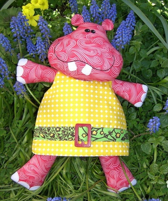 Melly and Me HILDA Hippo Softy Sewing Pattern ABSD Australia