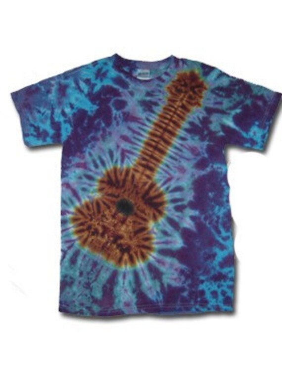 Adult Tie Dye Guitar Size Small Med Large Extra by SuperiorTieDye