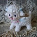Vintage Little Lamb planter, storage, baby, nursery