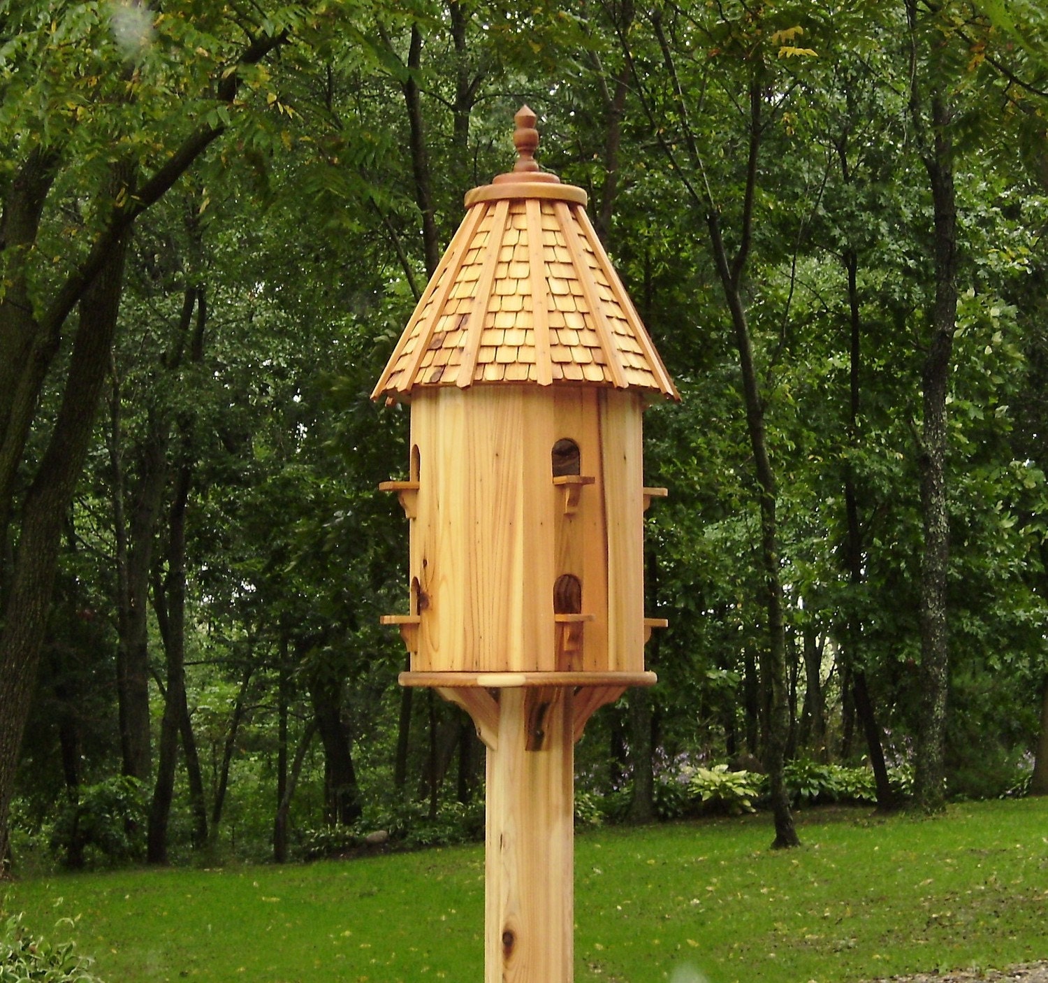 Cedar Purple martin Bird House Free Shipping