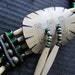 Vintage Native American Indian Bone Beaded Carved Tribal Choker Necklace