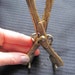 Vintage Brass Pair of Rifles Guns - Knick Knack