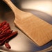 wooden spatula for for all kinds of flipping and serving jobs around the kitchen