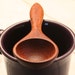 wooden kitchen utensil coffee scoop and measuring spoon