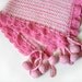 Knitted Baby Blanket - Pink
