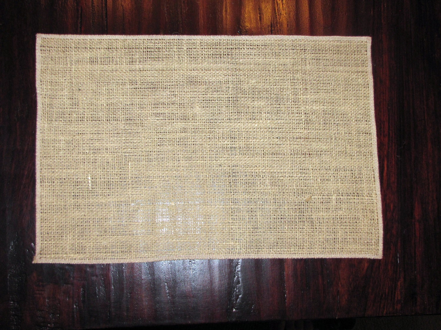 Burlap Placemats set of 6