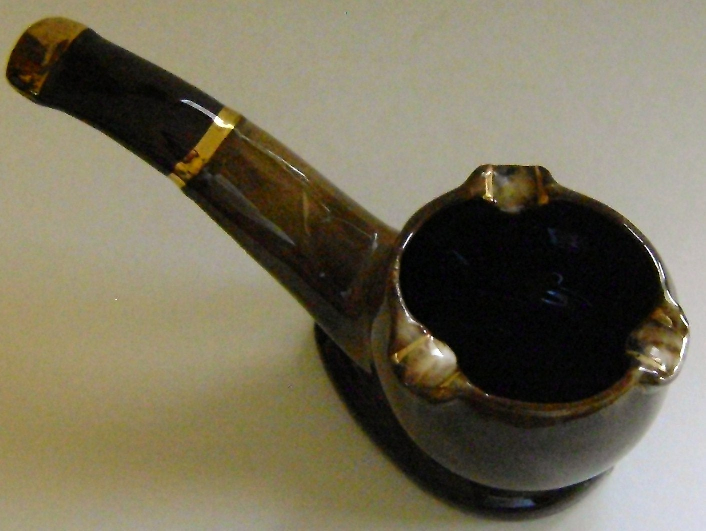 Ceramic Shaped Pipe Ashtray by Namco by on Etsy