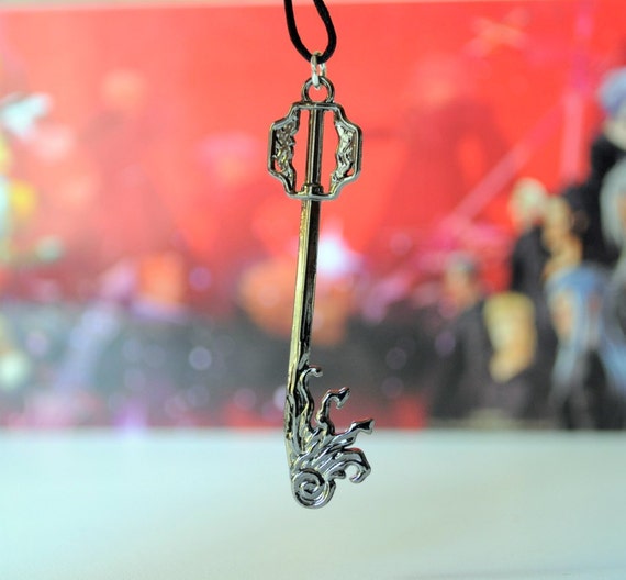One Winged Angel Kingdom Hearts Keyblade necklace Gunmetal