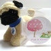 Pugs and Kisses - Wood Magnet