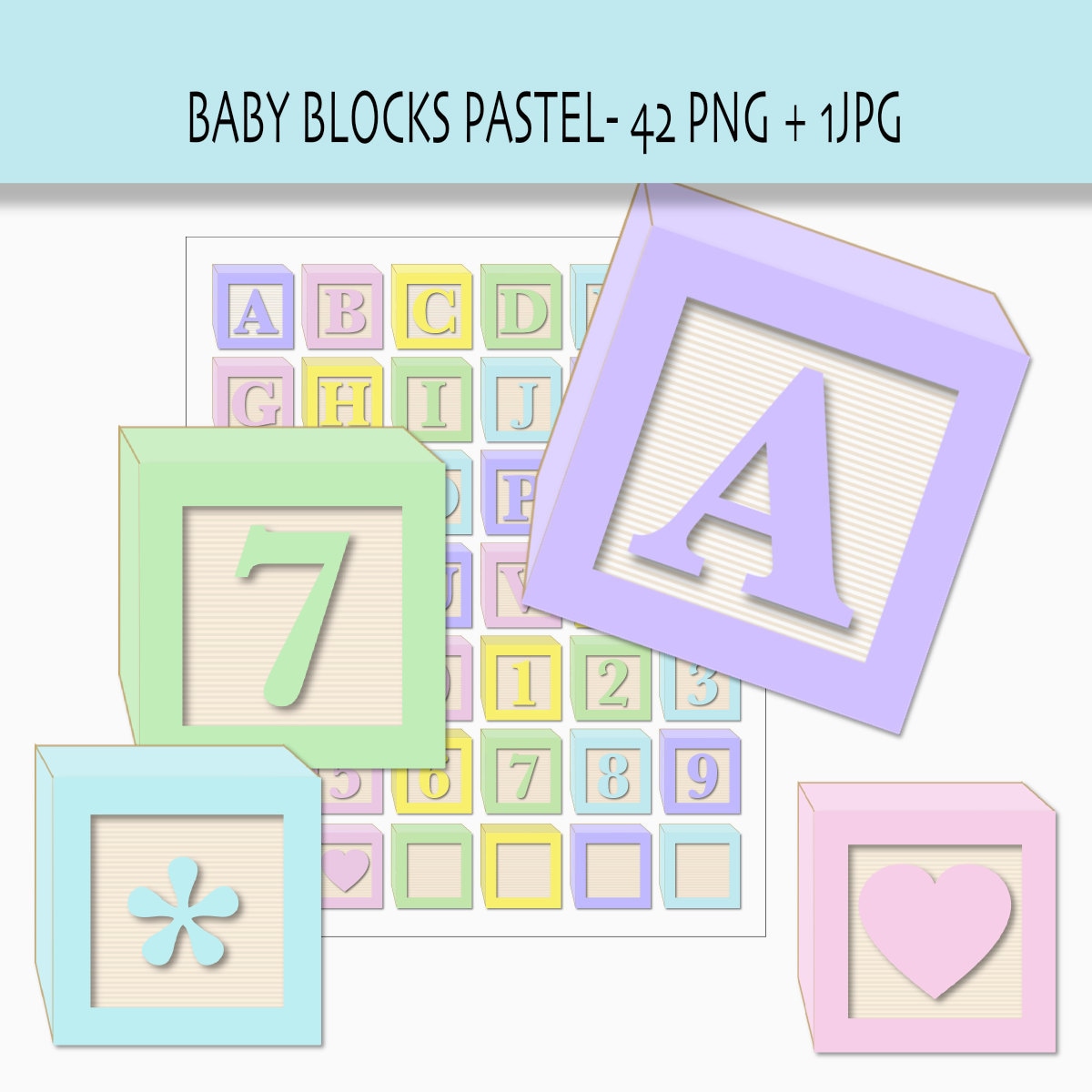 baby block letters clipart - photo #23