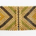 Vintage 1930s Wood Bead Chevron Clutch Bag CZECHOSLOVAKIA