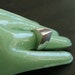 Modernist Silver Ring - vintage chunky Thorn spike, avant garde rocker statement piece