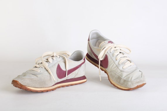 maroon and grey nike shoes
