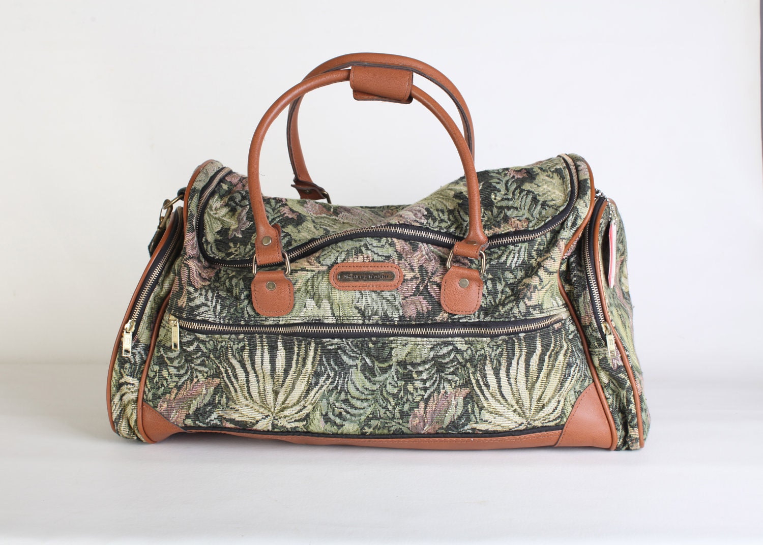 Floral Tapestry American Tourister duffle bag by thisvintagething