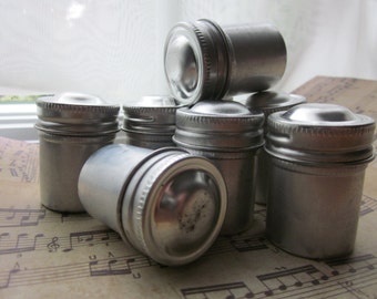 1 Vintage Metal Film Canister
