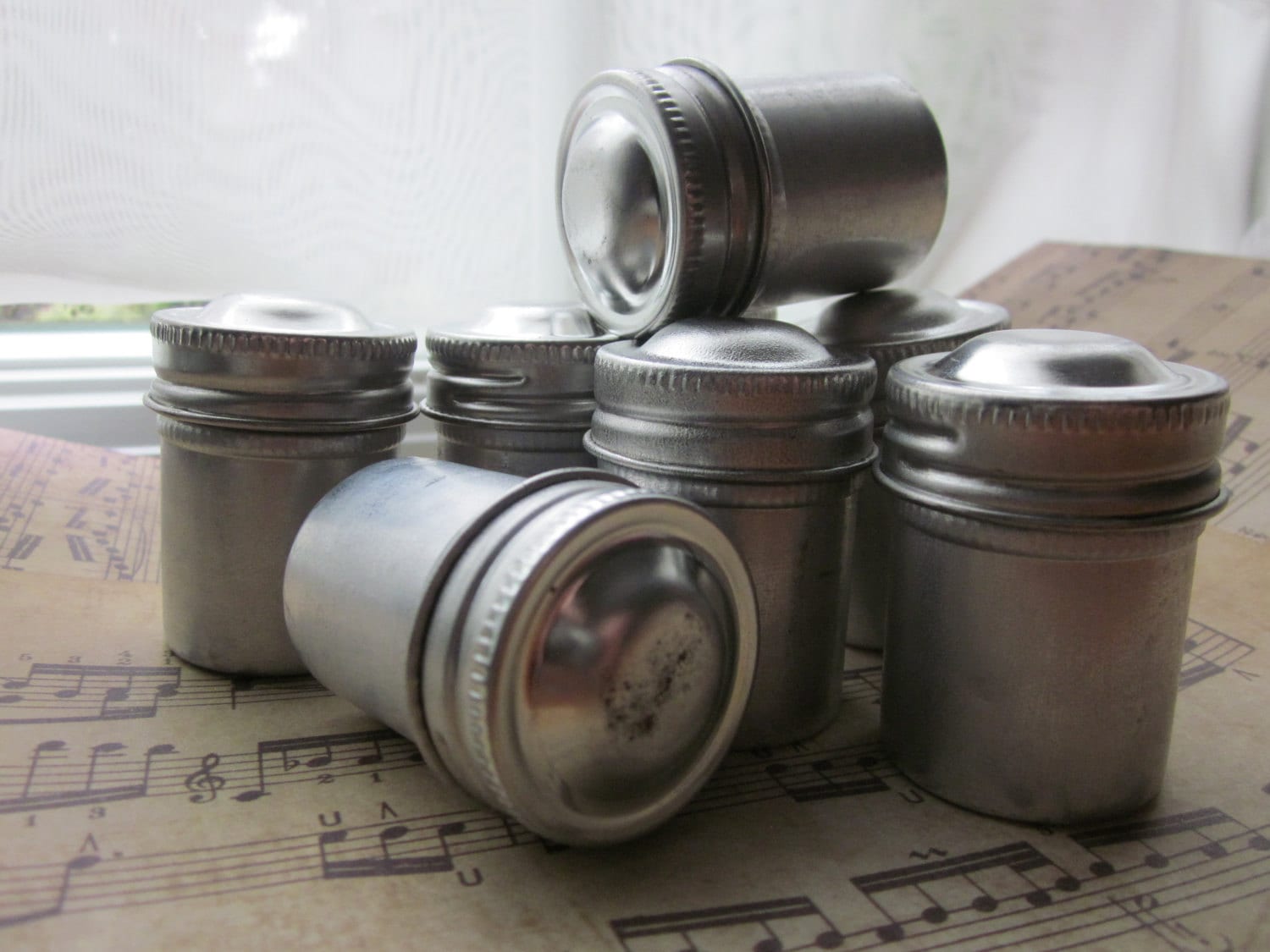 1 Vintage Metal Film Canister