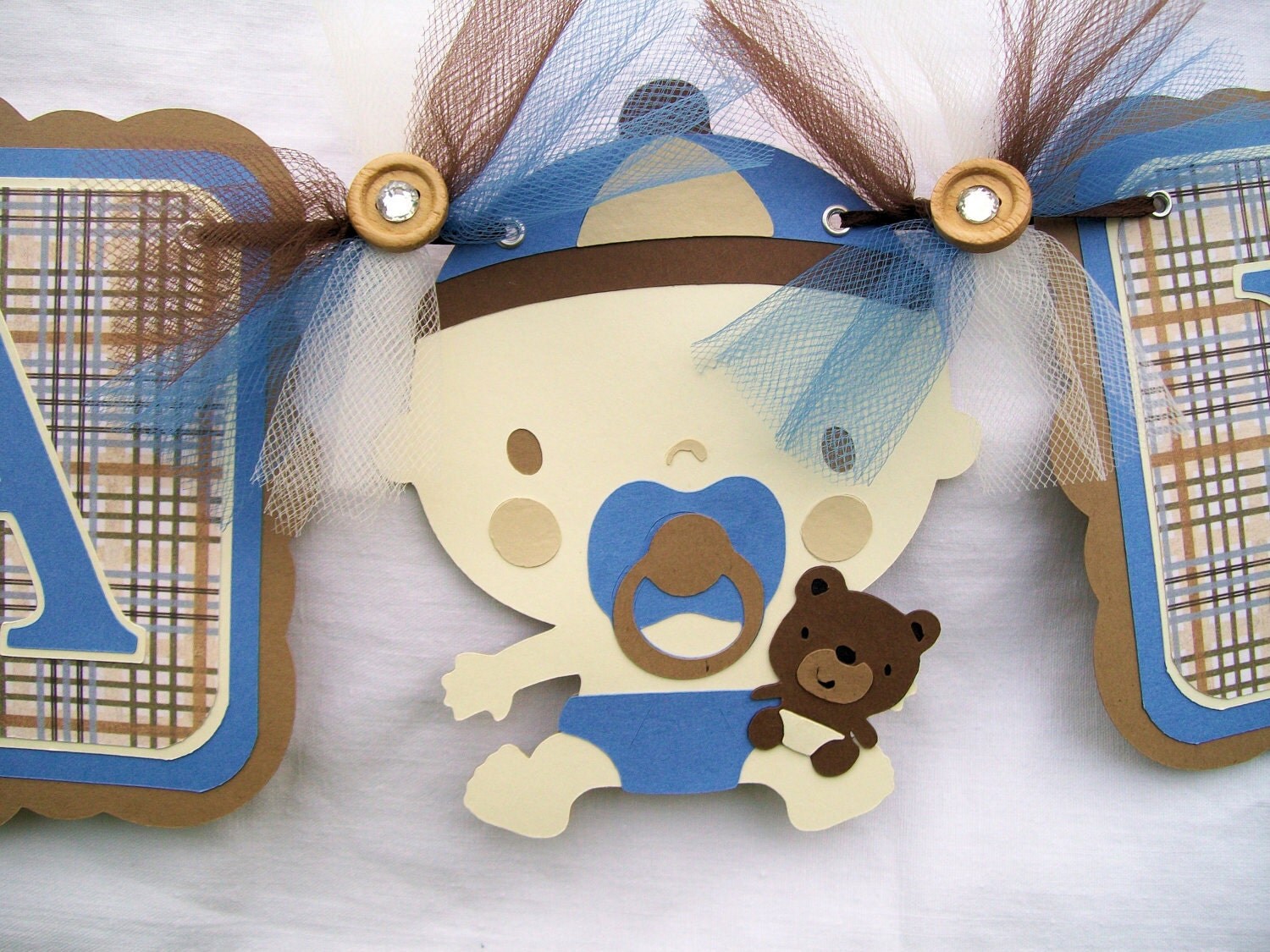 Teddy Bear Nursery Etsy It S A Boy Banner Teddy Bear Baby Shower