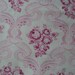 Gorgeous Vintage Fabric Fuschia Pink Roses Rosebuds Would Make a Fabulous Pillow Quilting Feedsack Dolls Clothes