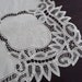 Now Reduced Fabulous Vintage French White Tablecloth Ribbon Lace Embroidered Roses with 12 Napkins Banquet Fine Dining Unused from Paris